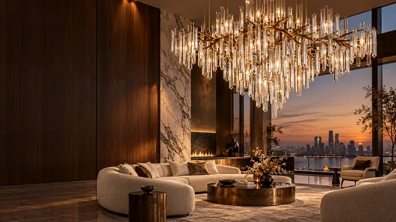 AI interior concept: Modern luxury