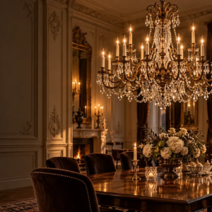 Aurelia 10-Light Crystal Chandelier — 3D Test